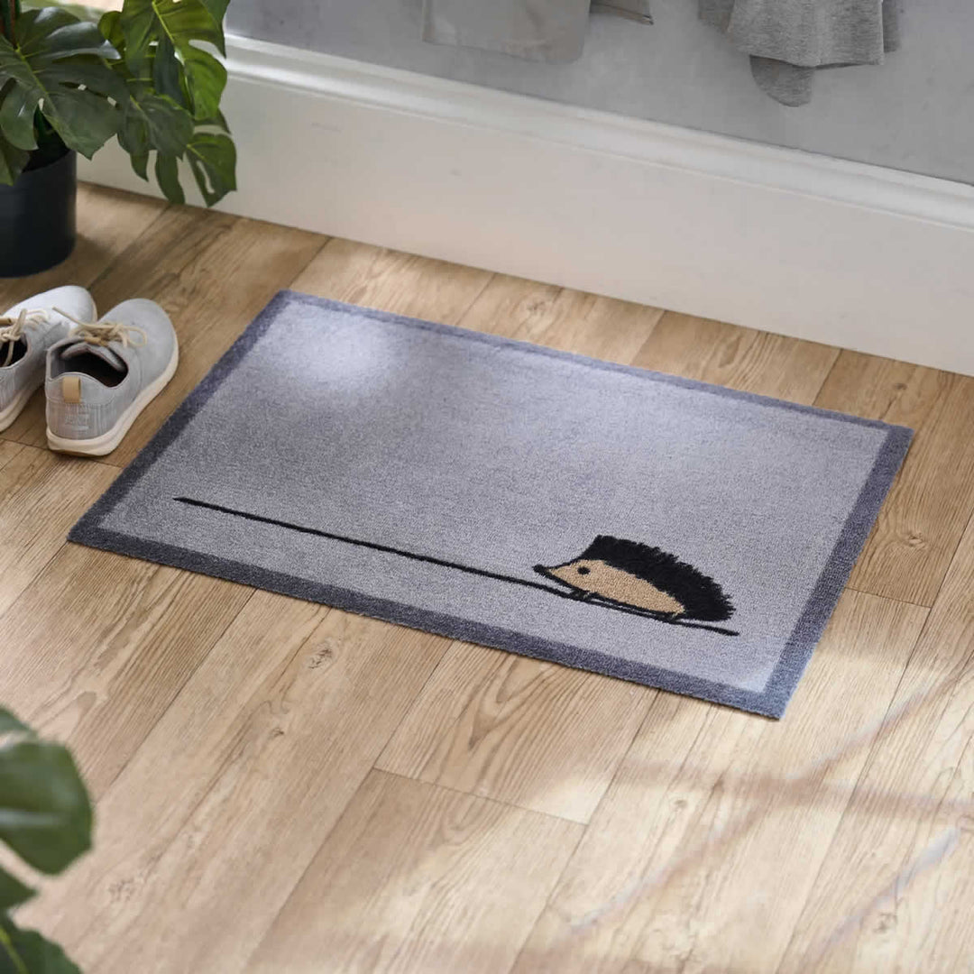 Hedgehog Doormat in Hallway
