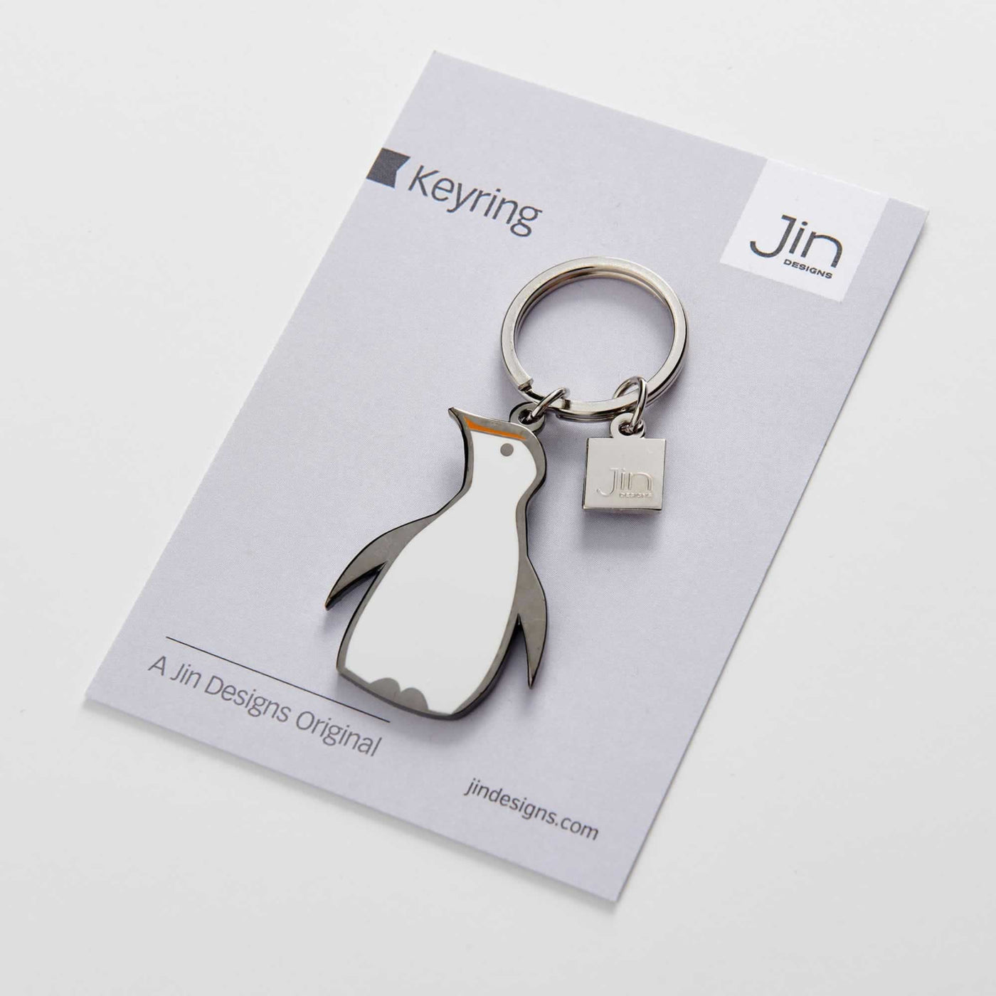 Penguin Keyring with Backing Card