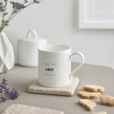 Cup of Love Mug with biscuits
