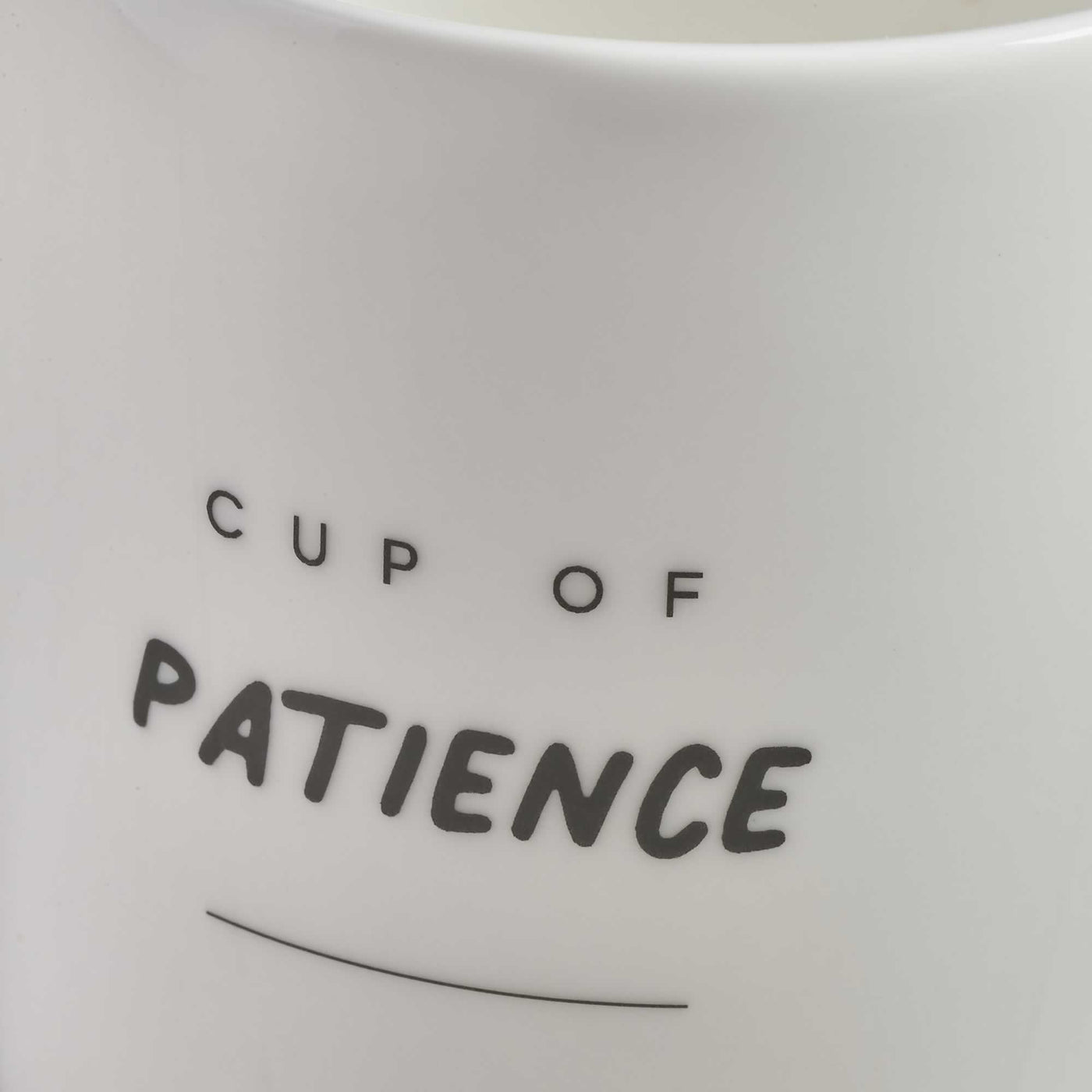Cup of Patience Mug close up