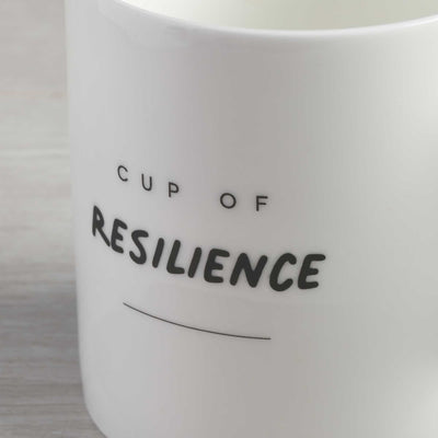 Cup of Resilience Mug Close Up