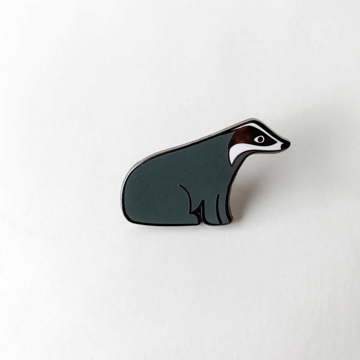 Badger Enamel Pin