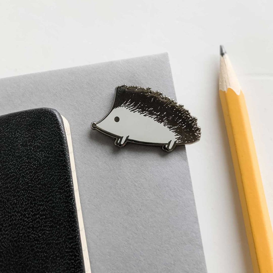 Hedgehog Enamel Pin