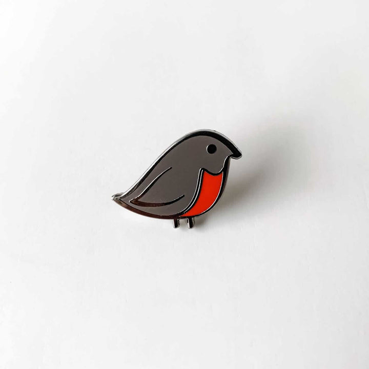 Robin Enamel Pin