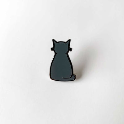Sitting Cat Enamel Pin