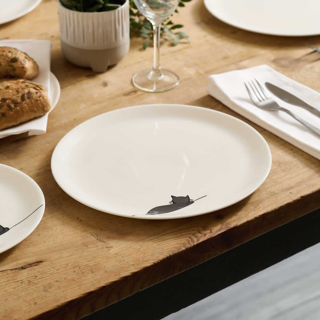 Sleeping Cat Dinner Plate