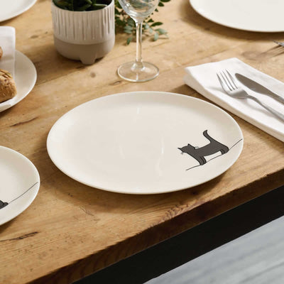 Standing Cat Dinner Plate