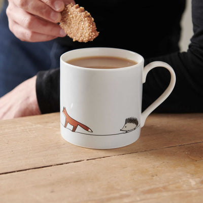 Woodland Collection Mug with biscuit
