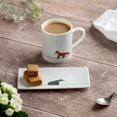Badger Mini Tray with Fudge and Tea