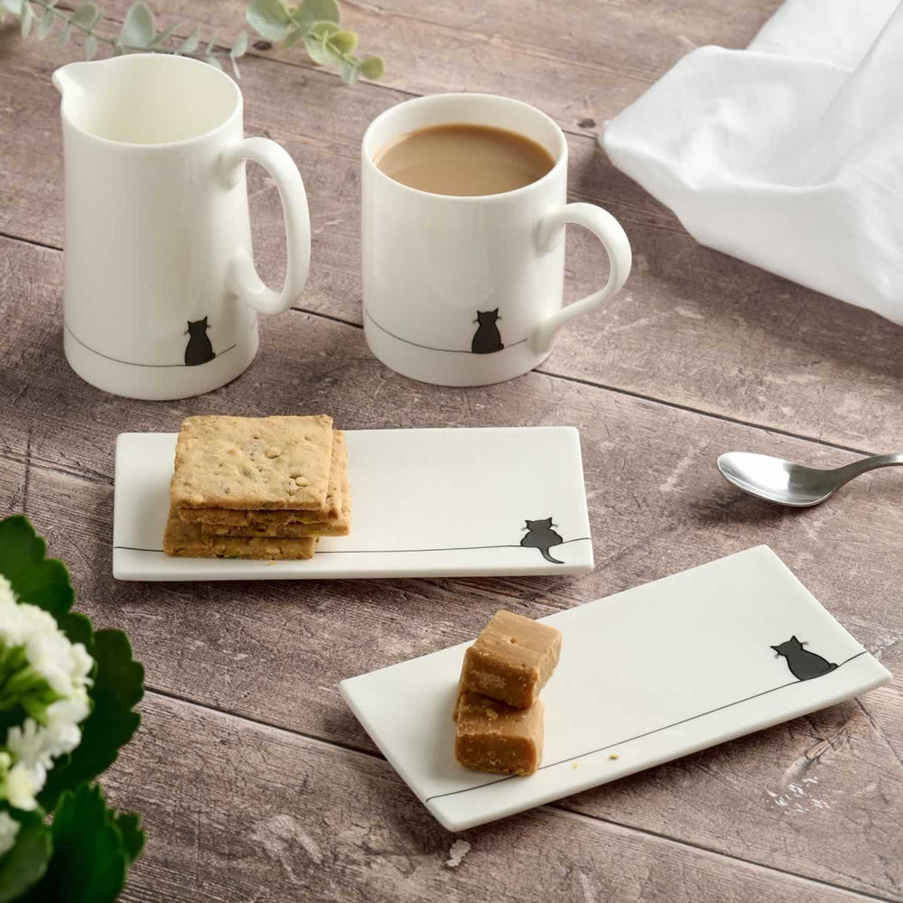 Cat Collection Mini Trays with Mug and Jug