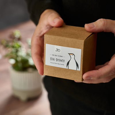 Penguin Candle in Box