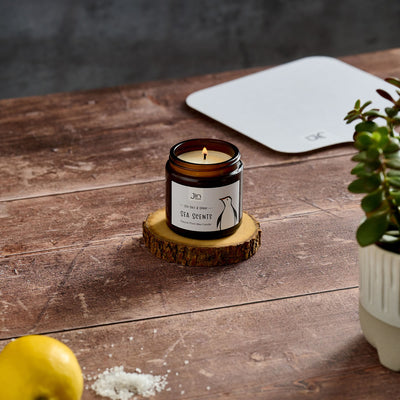 Sea Salt and Spray Candle - Sea Scents with Penguin