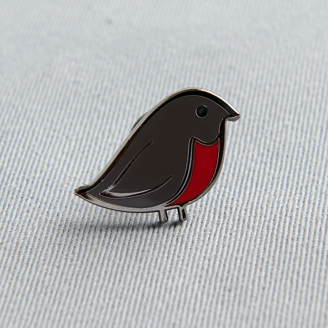Robin Enamel Pin