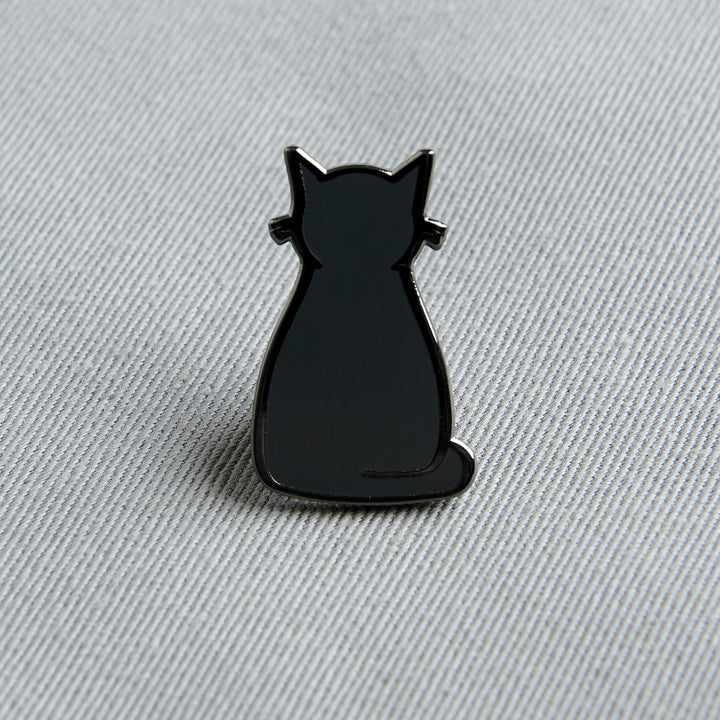 Sitting Cat Enamel Pin
