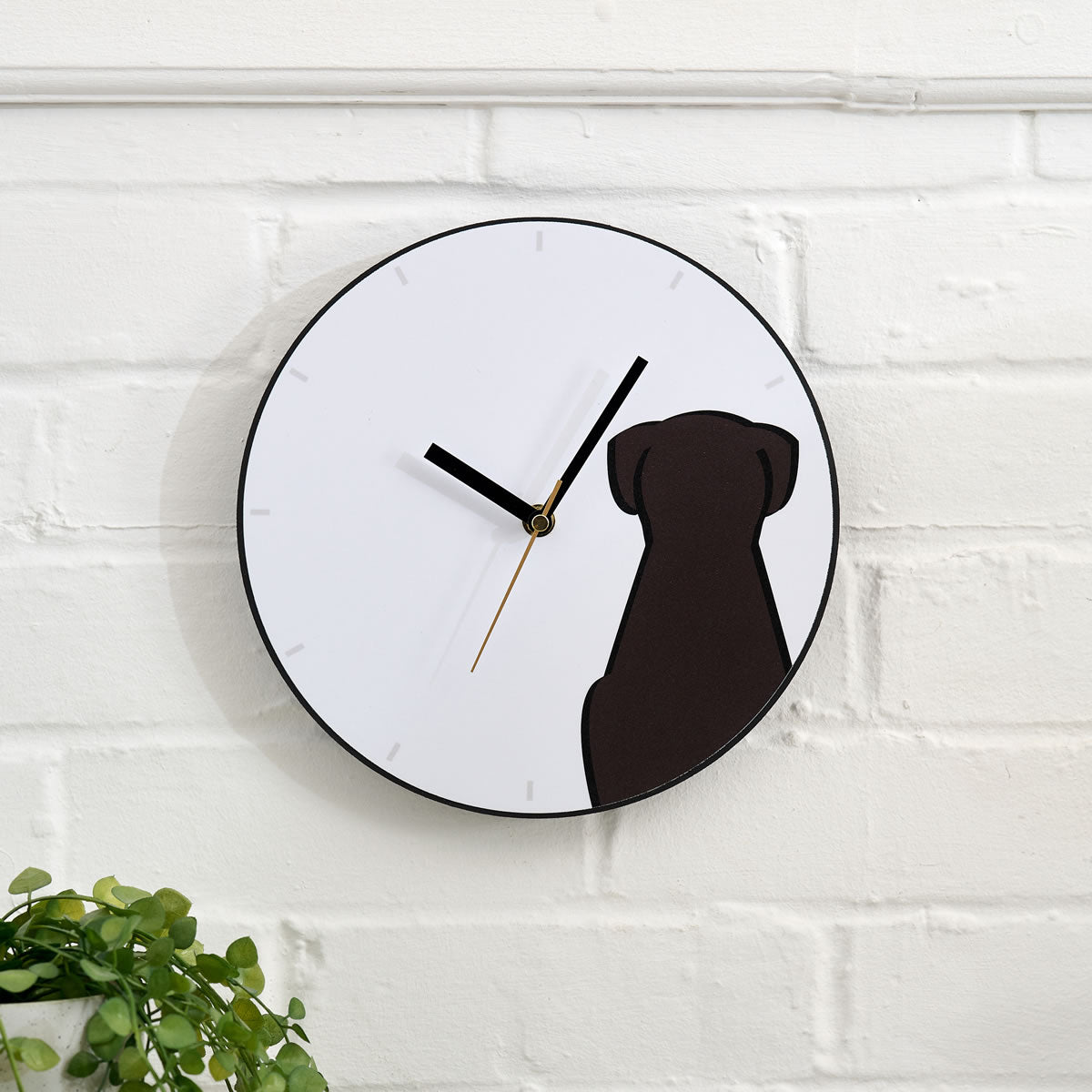 Sitting Dog Wall Clock