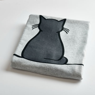 Sitting Cat Blanket folded