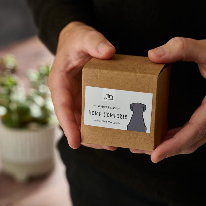 Sitting Dog Candle Gift
