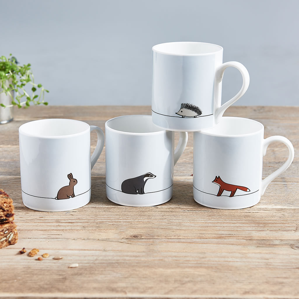 Woodland Mugs with Fox Mug