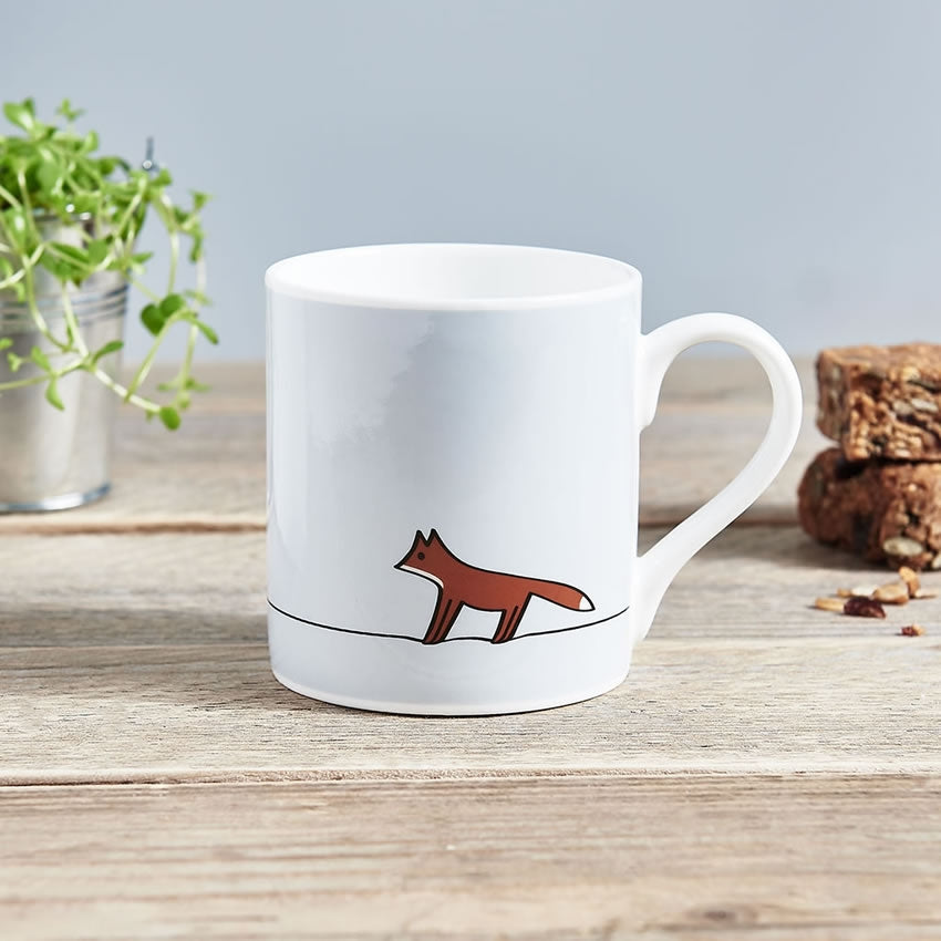 Fox Mug, Fine Bone China, Fox Gifts