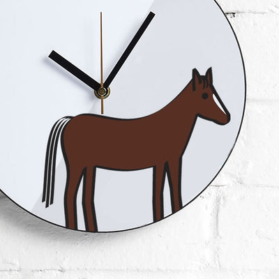 Horse Wall Clock Close Up