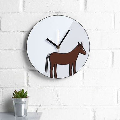 Horse Wall Clock, Gift for Horse Lover