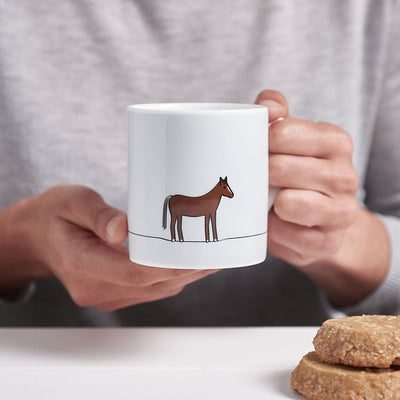 Horse Mug in action, excellent gift for horse lover