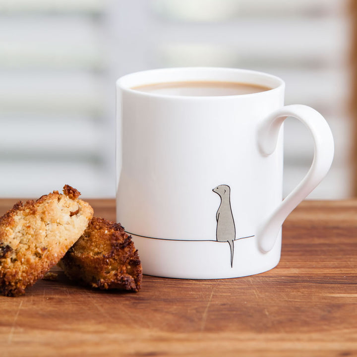 Meerkat Mug with Cakes