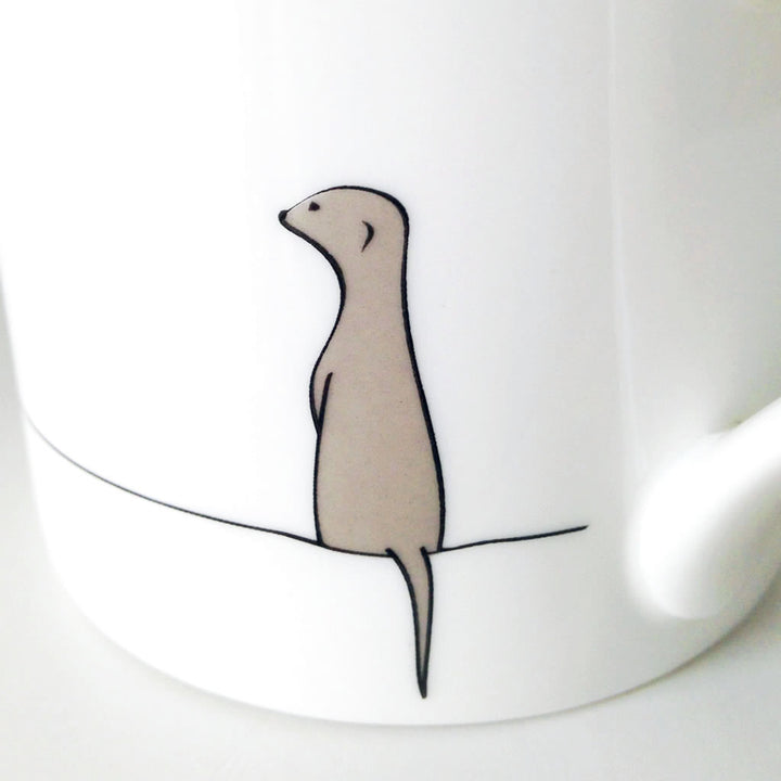Close up of Meerkat Mug