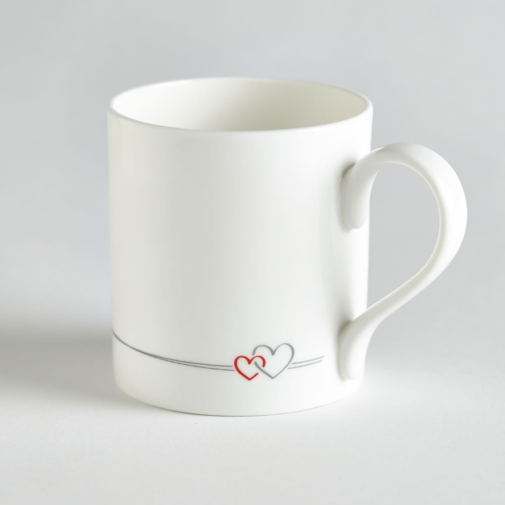 Two Hearts Mug 