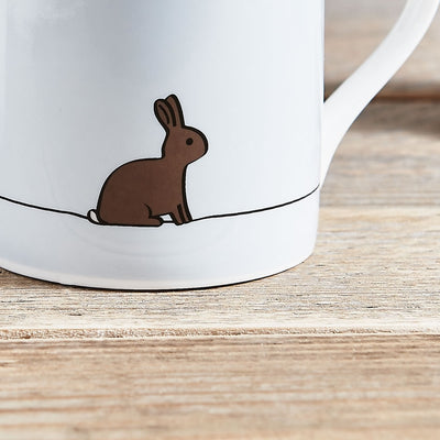 Rabbit Mug, Fine Bone China, Rabbit Gifts