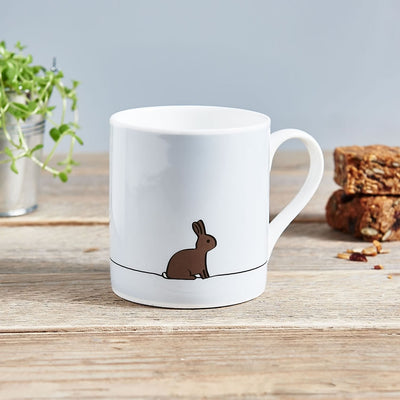 Rabbit Mug, Fine Bone China, Rabbit Gifts