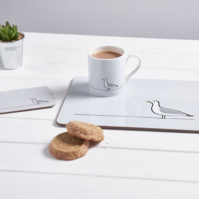 Seagull Placemat and Coaster