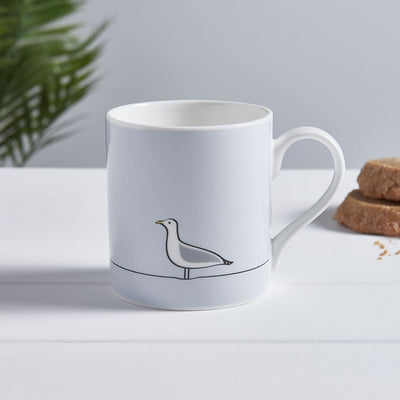 Seagull Mug with Biscuits
