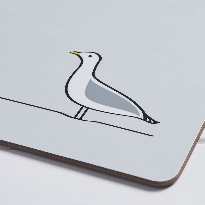 Seagull Placemat Closeup