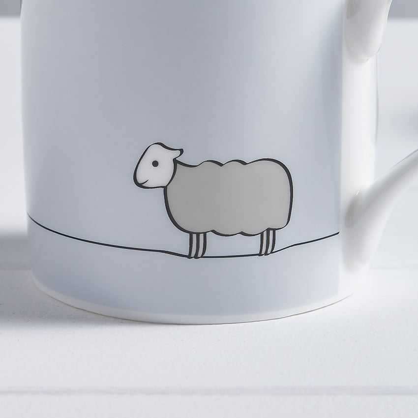 Sheep Mug, Fine Bone China, Sheep Gift