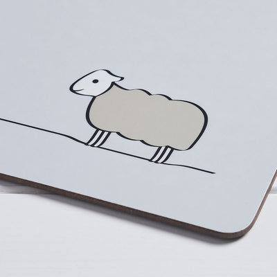 Sheep Coaster, Close up