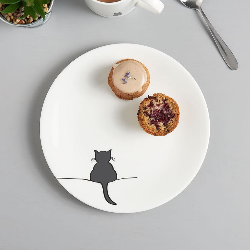 Crouching Cat Side Plate