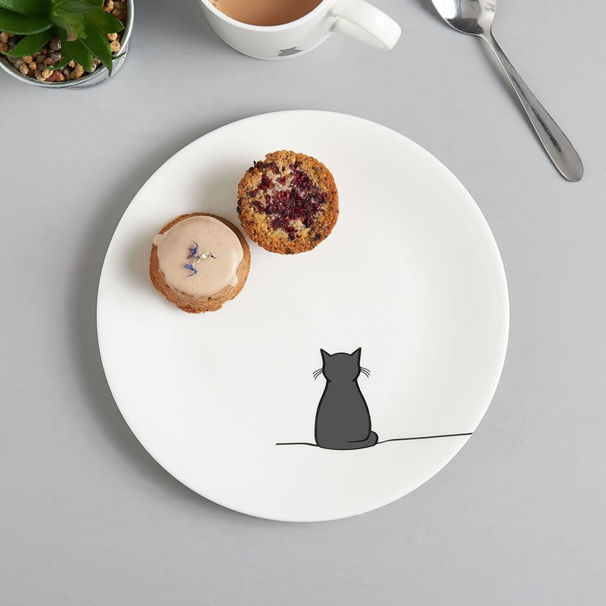 Sitting Cat Side Plate