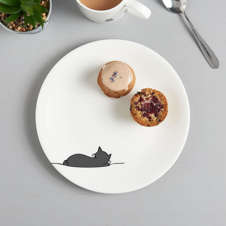 Sleeping Cat Side Plate
