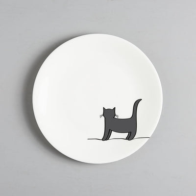 Standing Cat Side Plate