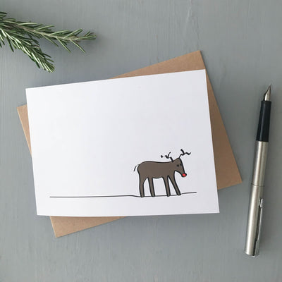 Reindeer Card, Part of the Winter Collection