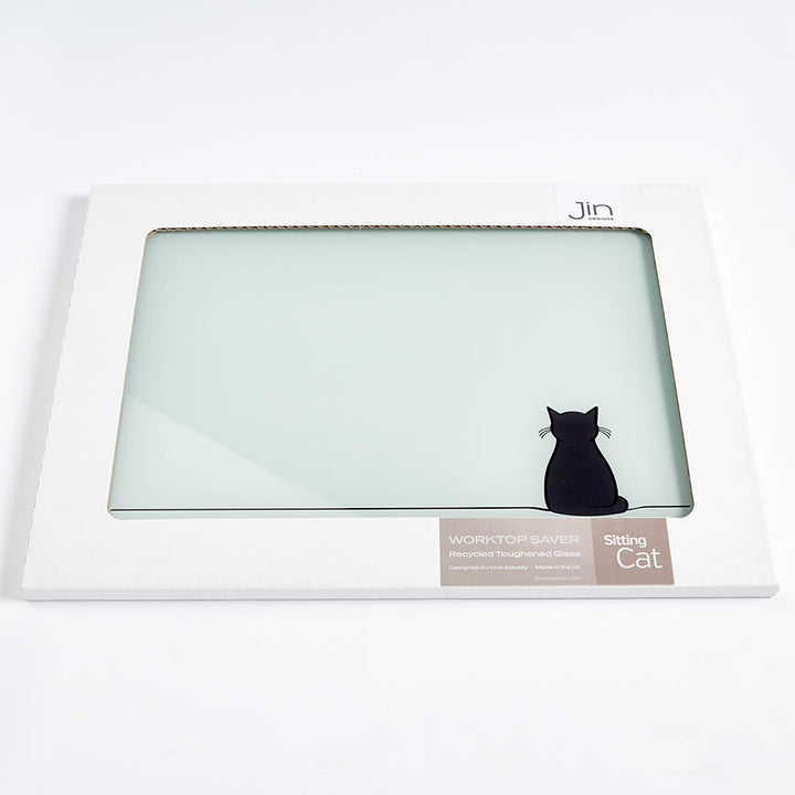 Sitting Cat Worktop Saver Packaging
